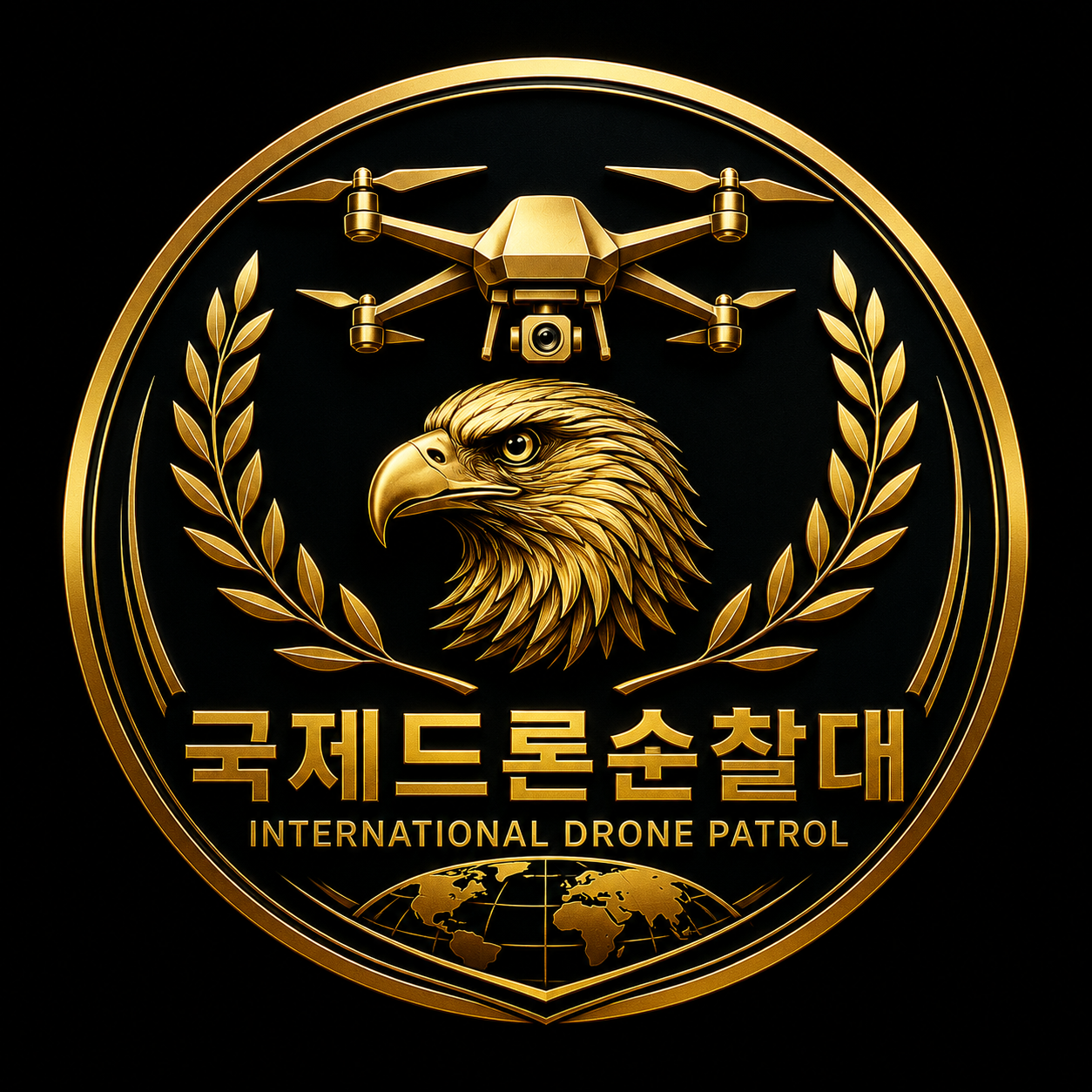 국제드론순찰대 공식 엠블럼